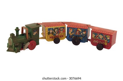 antique toy train