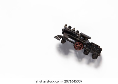 Antique Toy Iron Locomotive Train