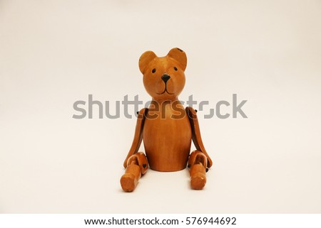 Antique toy sitting bear