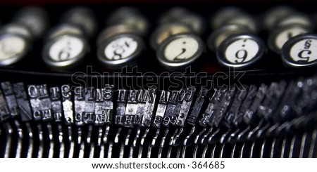 antique typewriter
