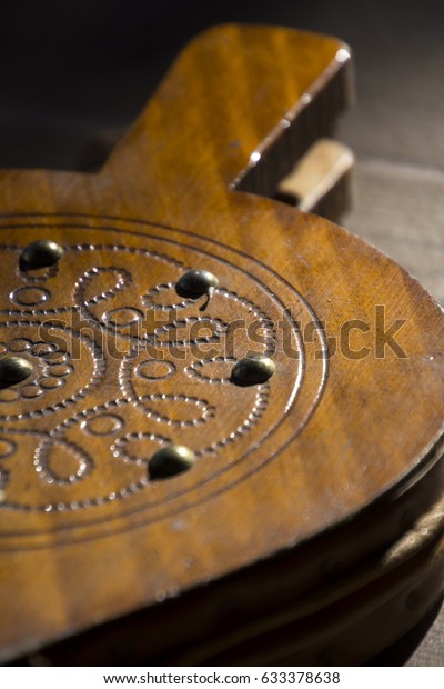 Antique Wood Fireplace Blower Royalty Free Stock Image
