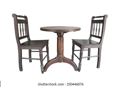 Imagenes Fotos De Stock Y Vectores Sobre Table And Chair On White