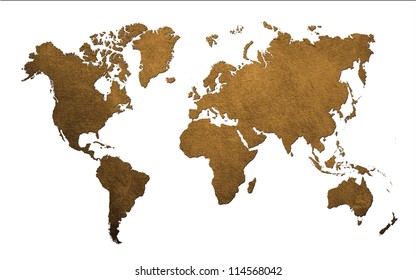 Antique Of World MAP Design Concept