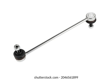 Anti-sway bar of a car on a white background. Car suspension detail isolated - Shutterstock ID 2046561899