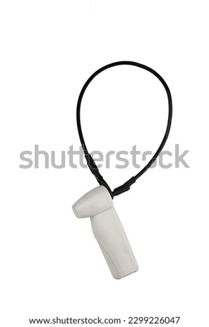 anti-theft tag sensor , sensor for supermarkets, isolated on a white background