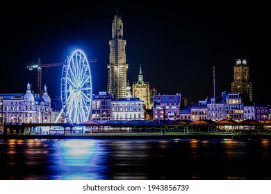 Antwerp Belgium 03-05-2021 Skyline From The City