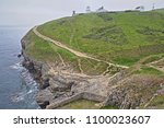 Anvil Point lighthouse at Durlston Head near Swanage, Isle of Purbeck, Dorset, UK