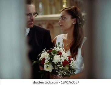 Anxious Bride Having Second Thoughts