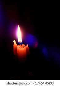 Any Source Of Illuminance Is Best Appreciated In The Time Of Darkness. A Burning Candle- A Symbol Of Selfless Love And Service.