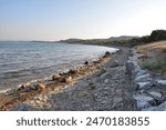 Anzac Cove and Aegian Sea, Gallipoli Peninsula, Canakkale Province, Turkey