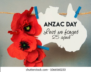 Anzac Day Australian New Zealand National Stock Photo 1066560233 ...