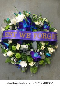 Anzac Day Wreath Prepared By Professional Florist