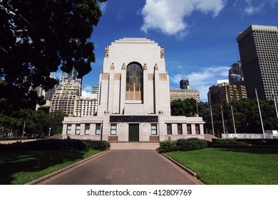 Anzac Memorial At Hyde Park Sydney 