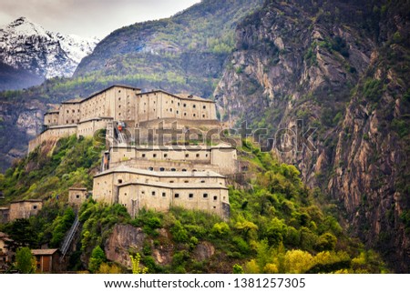 Aosta Valley, Fort of Bard, Italy