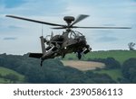 Apache helicopter of the British Army 