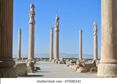 The Apadana Of Persepolis In Iran