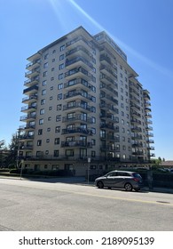 Apartment Building In The City Of New Westminster.  Taken On August 11 2022.