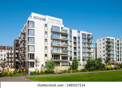 Apartment Building Exterior, Residential House Facade