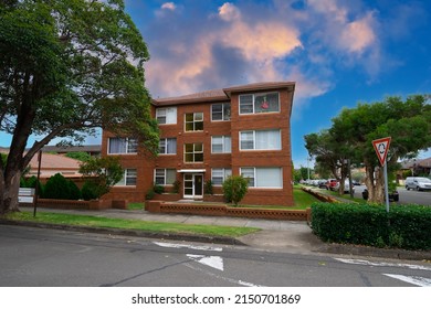 Apartment Building In Inner Sydney Suburb NSW Australia