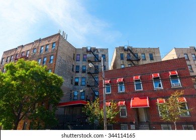 apartment buildings in Hunts Point, Bronx, NYC