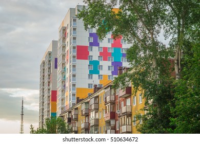 Apartment Complex Aurora In The City Of Perm