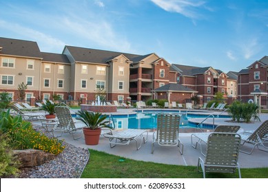 Apartment Complex With Beautiful Swiming Pool