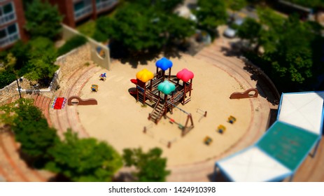 Apartment Playground Overlooking From The 10th Floor