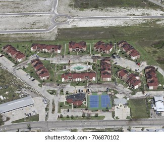 Apartments In Port Aransas During Hurricane Harvey Roof Damage 