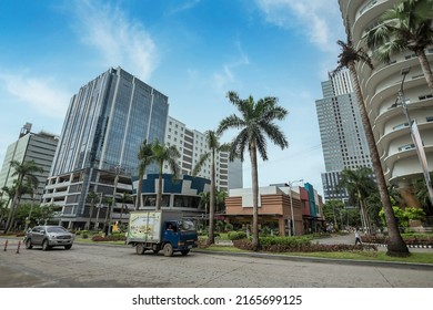 Apas, Cebu City, Philippines - May 2022: Inside Cebu IT Park, The Top BPO Center In Cebu.