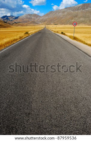 Similar – Image, Stock Photo road construction