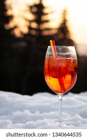 Aperol Winter Time In The Mountains