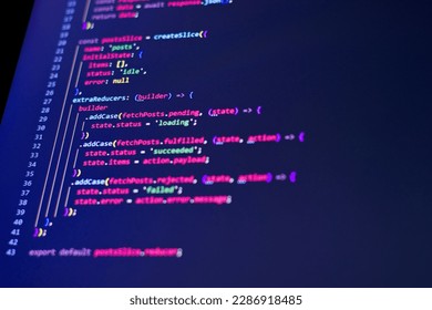 API call with Redux toolkit. React can be used for coding.
