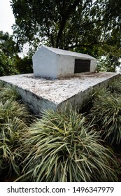 Apia, Upolu / Samoa - 1 September 2019: Robert Louis Stevenson Grave At The Top Of Mount Vaea