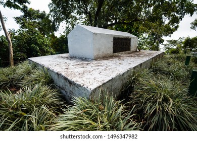 Apia, Upolu / Samoa - 1 September 2019: Robert Louis Stevenson Grave At The Top Of Mount Vaea