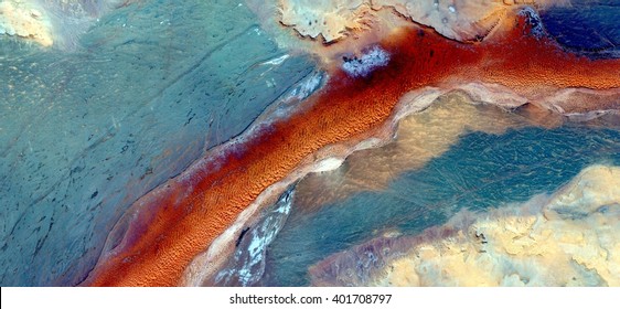 The Apocalypse, lava flow, war, the exterminating angel,  abstract photography of the deserts of Africa from the air. aerial view  Genre: Abstract Naturalism, from the abstract to the figurative, 