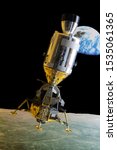 apollo 11 moon lander model