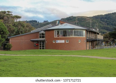 Apollo Bay, Victoria - April 11 2019 The Apollo Bay Surf Lifesaving Club Building