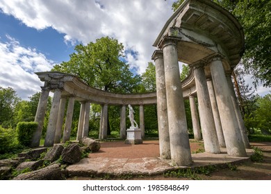 Apollo Colonnade In Pavlovsk Park In Summer