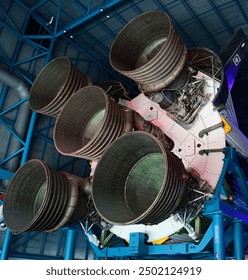 Apollo Rocket Engine in Kennedy Space Center, Florida