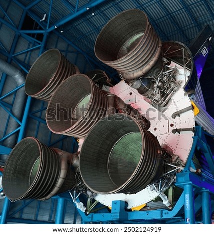 Apollo Rocket Engine in Kennedy Space Center, Florida