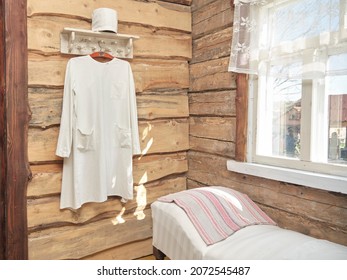 The Apothecary's Clothes Are Hanging On The Wall.