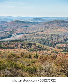 Appalachian Mountain Valley View In West Virginia From Spruce Knob