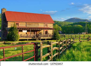 Appalachian Scene In North Georgia, USA.