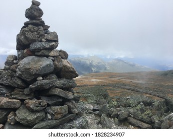 Appalachian Trail Rock Cairn Mount Washington