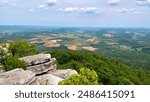 Appalachian trail viewpoint in PA