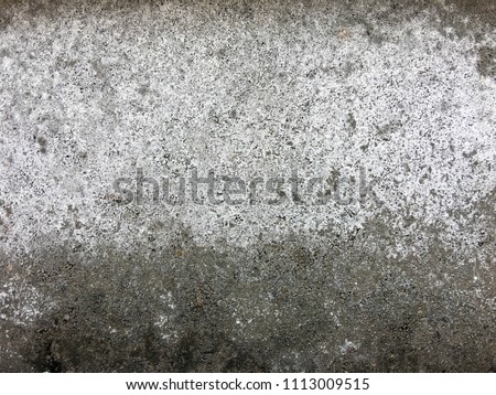 Appearance of  Efflorescence effect of old concrete paving block floor as abstract background