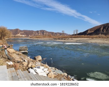 The Appearance Of The Tumen River In Winter