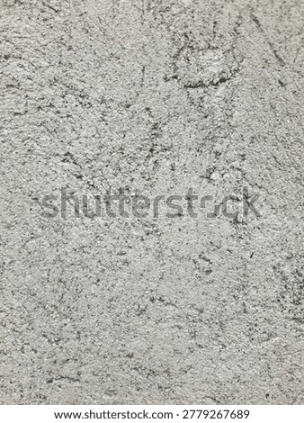 The appearance of the wall surface is uneven and irregular