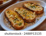 appetizer garlic bread butter and melted cheese Italian 