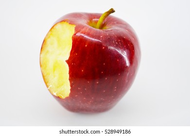 Apple with a bite